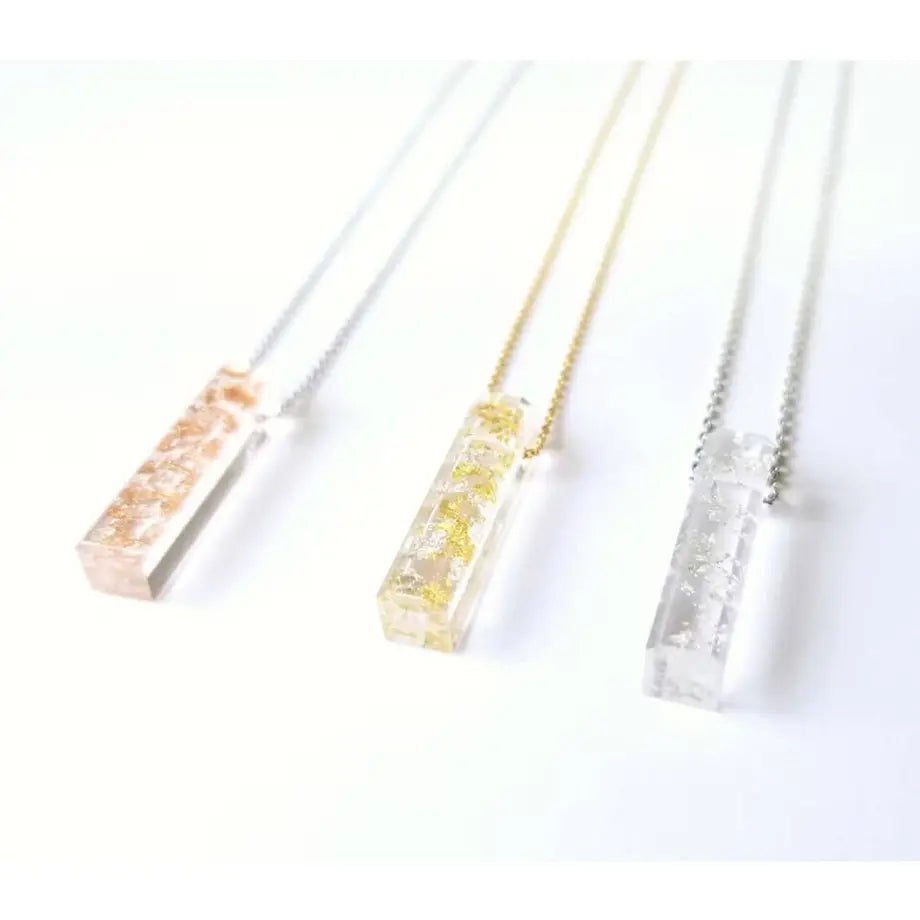 bisoa HAKU NECKLACE RECTANGLE