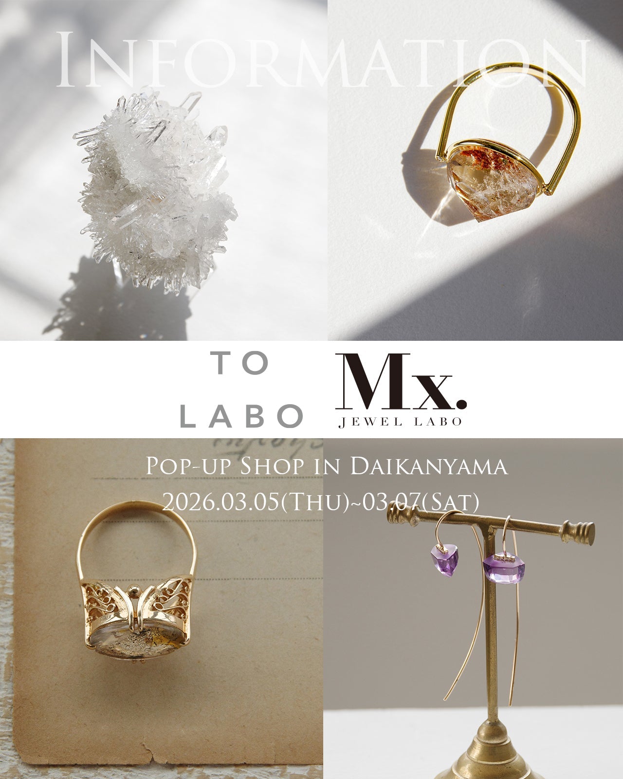 TOLABO×Mx.Jewellabo First Collaboration Pop-Up