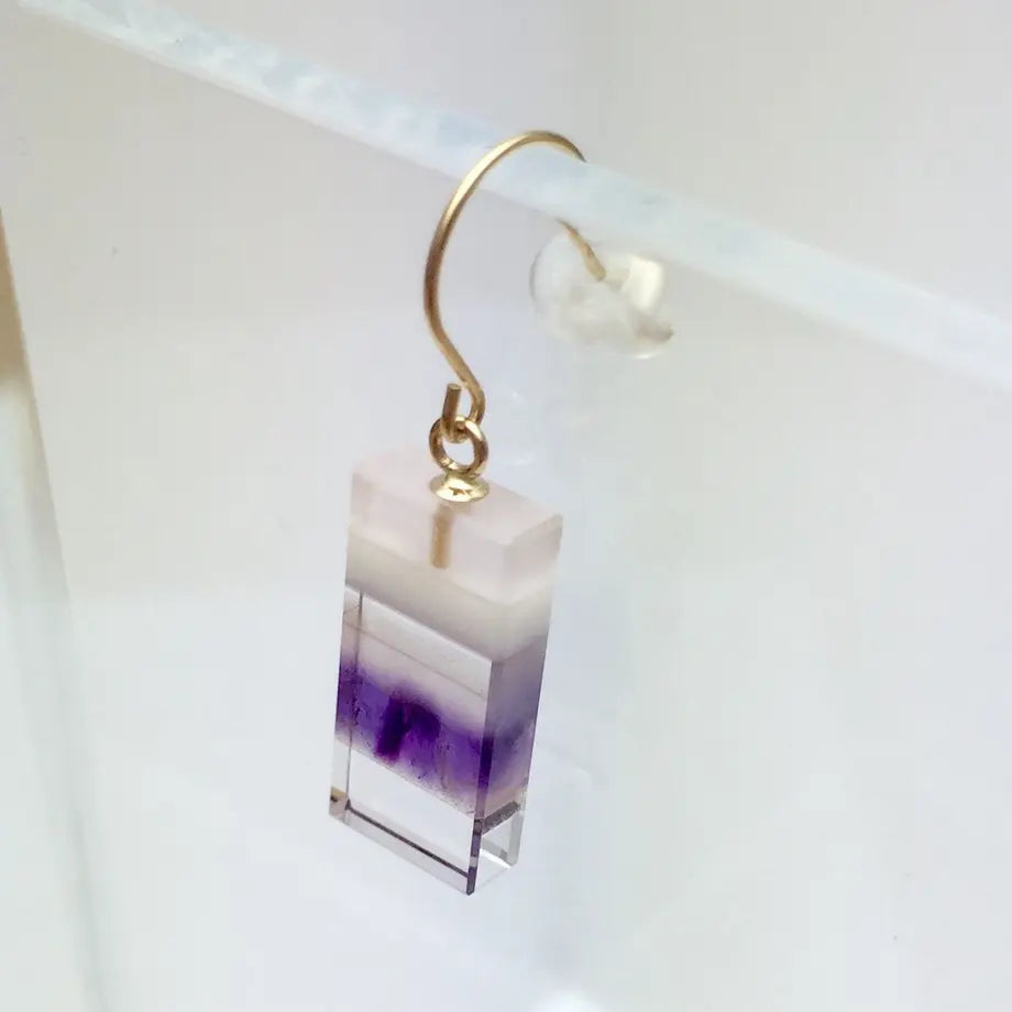 bisoa 縞々PIERCE PURPLE / 0.5PAIR